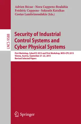 Read: Security of Industrial Control Systems and Cyber Physical Book Systems