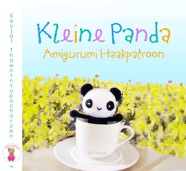 Kleine Panda Amigurumi Haakpatroon - Sayjai Thawornsupacharoen
