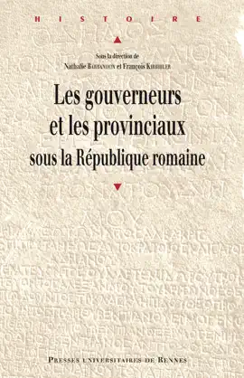 Read: Book Les gouverneurs et les provinciaux sous la République romaine