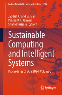 Sustainable Computing and Intelligent Systems by Jagdish Chand Bansal, Prashant K. Jamwal & Shahid Hussain