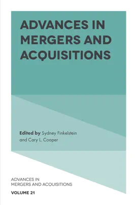 Read: Book Advances in Mergers and Acquisitions