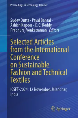 Read: Selected Articles from the International Book Conference on Sustainable Fashion and Technical Textiles