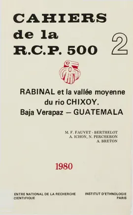 Read: Rabinal et la vallée moyenne du Rio Chixoy. Vol. Book 2