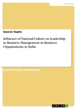 Read: Influence of Book National Culture on Leadership in Business Management in Business Organisations in India