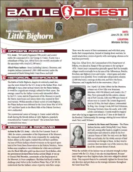 Read: Battle Digest: Book Little Bighorn