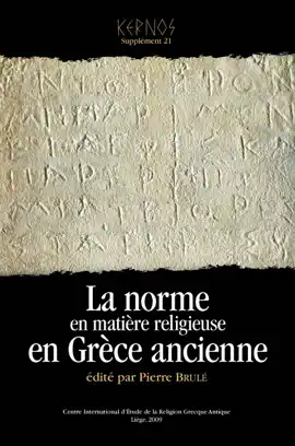 Read: La norme en matière religieuse en Book Grèce ancienne