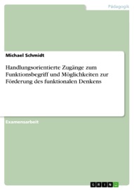 Handlungsorientierte Zugänge zum Funktionsbegriff und Möglichkeiten zur Förderung des funktionalen Denkens - Michael Schmidt