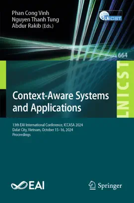 Read: Book Context-Aware Systems and Applications