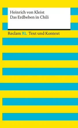 Read: Das Erdbeben in Chili. Textausgabe mit Book Kommentar und Materialien