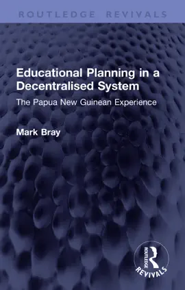 Educational Planning in a Decentralised System