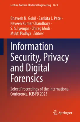 Read: Information Security, Privacy Book and Digital Forensics