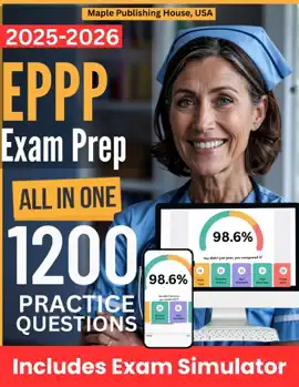 All-in-One EPPP Exam Prep  Rewiew + Online Exam Simulator  7 Tests & 1200 Questions  ASPPB Professional Practice in Psychology Exam Study Guide