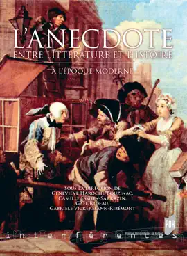 Read: L'anecdote entre littérature et Book histoire