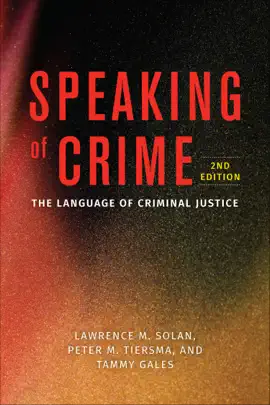 Speaking of Crime