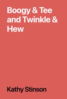 Boogy & Tee and Twinkle & Hew by Kathy Stinson