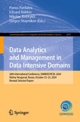 Read: Data Analytics and Management Book in Data Intensive Domains
