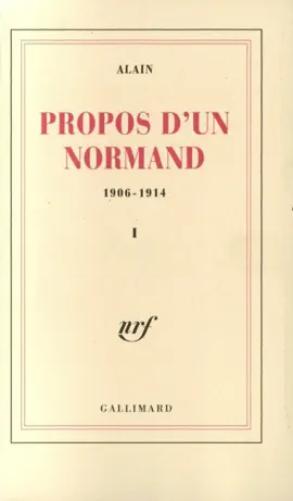 Read: Propos d'un Normand Book (Tome 1)