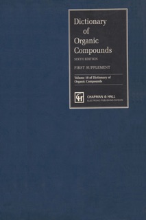 Dictionary of Organic Compounds, Sixth Edition, Supplement 1 by John Buckingham & Fiona Macdonald