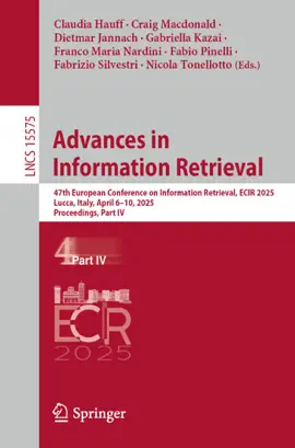 Read: Advances in Book Information Retrieval