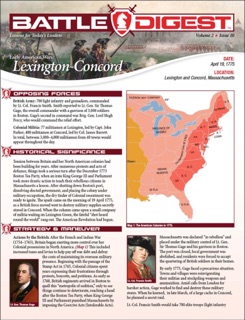 Battle Digest: Lexington-Concord by Christopher J. Petty