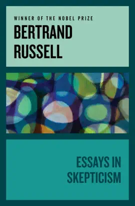 Read: Book Essays in Skepticism