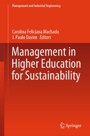 Management in Higher Education for Sustainability - Carolina Feliciana Machado & J. Paulo Davim