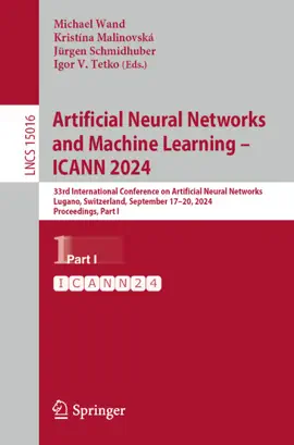 Read: Artificial Neural Networks and Book Machine Learning – ICANN 2024
