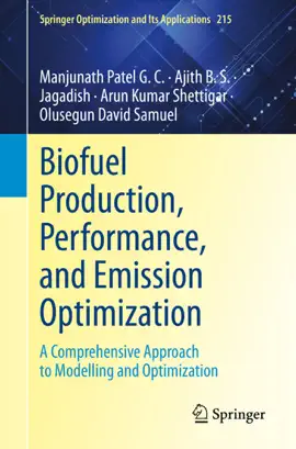 Read: Biofuel Production, Performance, and Emission Book Optimization