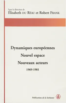 Read: Dynamiques européennes. Nouvel espace, nouveaux acteurs Book