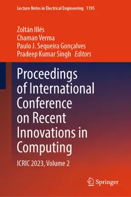 Read: Proceedings of International Conference on Recent Book Innovations in Computing