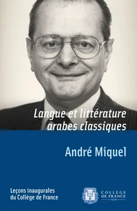 Read: Langue et littérature arabes Book classiques