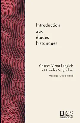 Read: Book Introduction aux études historiques