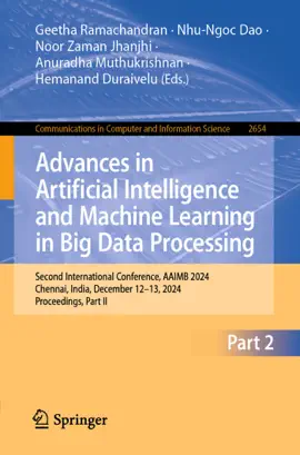 Read: Advances in Artificial Intelligence and Machine Learning in Big Data Book Processing