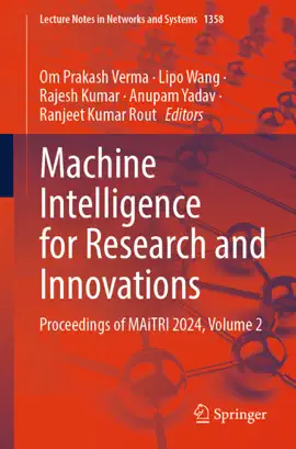 Read: Machine Intelligence for Research Book and Innovations