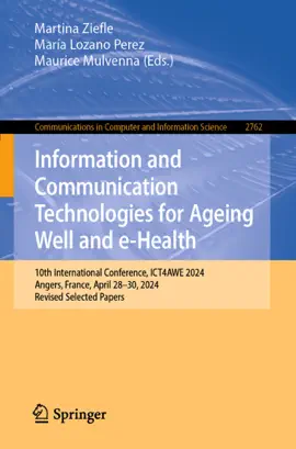 Read: Information and Communication Technologies for Ageing Well and e-Health Book