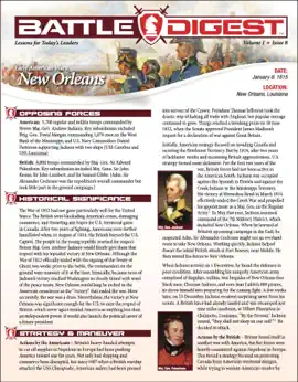 Read: Battle Digest: New Book Orleans
