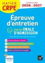 Épreuve d'entretien — CRPE 2026-2027 — Épreuve orale d’admission