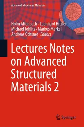 Read: Lectures Notes on Advanced Book Structured Materials 2