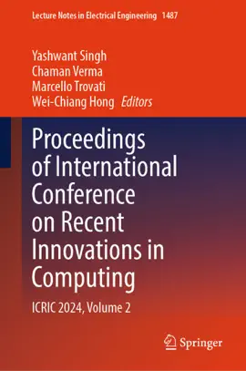 Read: Proceedings of International Book Conference on Recent Innovations in Computing