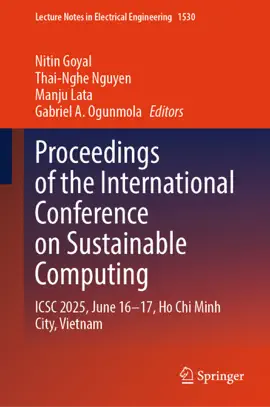 Read: Proceedings of the Book International Conference on Sustainable Computing