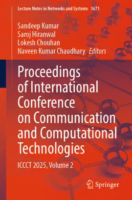 Read: Proceedings of International Conference Book on Communication and Computational Technologies
