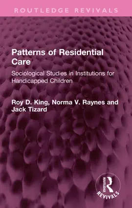 Read: Patterns of Residential Care Book