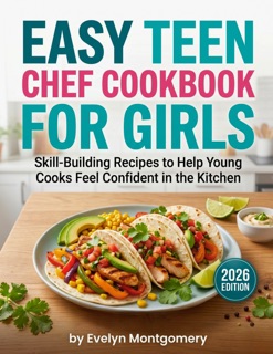 Easy Teen Chef Cookbook for Girls by Evelyn Montgomery