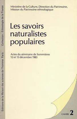 Read: Les savoirs naturalistes populaires Book