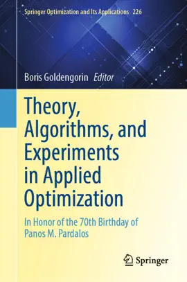 Read: Theory, Algorithms, and Experiments Book in Applied Optimization