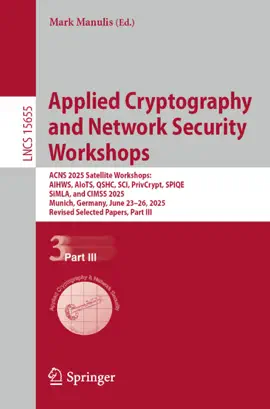 Read: Applied Cryptography Book and Network Security Workshops