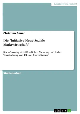 Read: Die "Initiative Neue Book Soziale Marktwirtschaft"