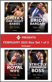 Harlequin Presents February 2025 - Box Set 1 of 2 - Lynne Graham, Millie Adams, Clare Connelly & Bella Mason