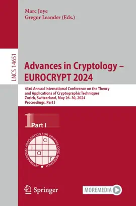 Read: Advances in Cryptology – Book EUROCRYPT 2024