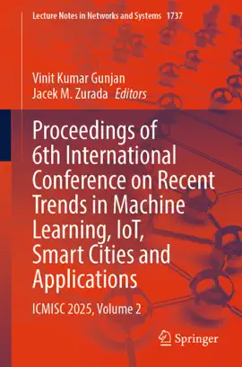Read: Proceedings of 6th International Conference on Recent Trends in Machine Book Learning, IoT, Smart Cities and Applications